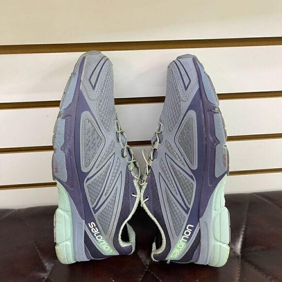 Salomon X Scream 3D Womens Trail Running Shoe Gray Blue Size 9.5 - Picture 4 of 7